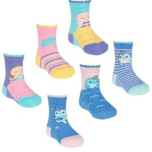 Baby Girls Mermaid Whale Socks @ Little'Uns Retail Ltd