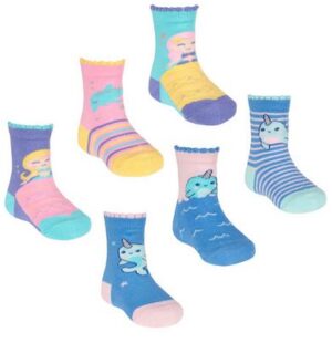 Baby Girls Mermaid Whale Socks