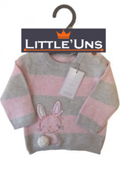 Bunny Jumper in Baby Girls Outfits sold by Little'Uns Retail Ltd