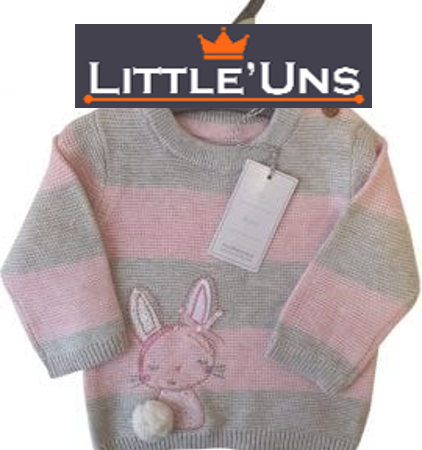 Bunny Jumper in Baby Girls Outfits sold by Little'Uns Retail Ltd