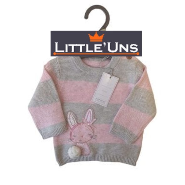 Bunny Jumper in Baby Girls Outfits sold by Little'Uns Retail Ltd