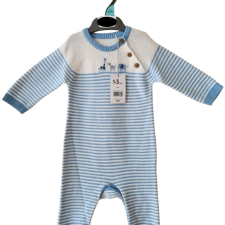 Giraffe Romper in Baby Boy Rompers sold by Little'Uns Retail Ltd