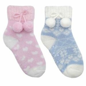 Girls cosy slipper socks @ Little'Uns Retail Ltd