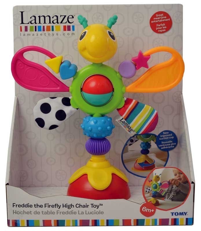 lamaze high chair suction toy