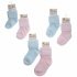 Plain Pink Blue Cotton Sock in Baby Socks and Tights sold by Little'Uns Retail Ltd