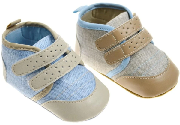 Canvas Shoes W/Contrast Stitching @ Little'Uns Retail Ltd