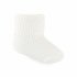 Plain Cream Turnover Sock (0-3m)
