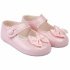 Baypods- Girls Pink Bow Soft Soled Shoe