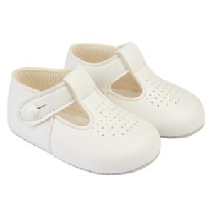 Baypods-Baby Soft Soled Shoe-White @ Little'Uns Retail Ltd