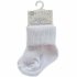 White Baby Turnover Socks