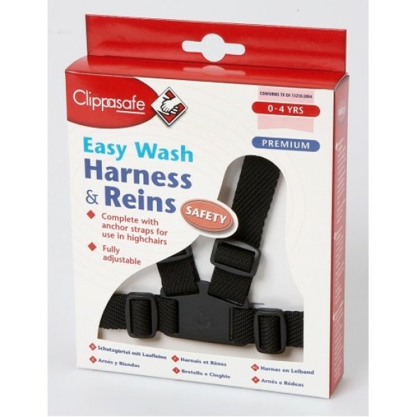 Easy Wash Black Reins @ Little'Uns Retail Ltd