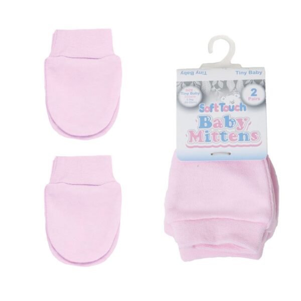 PREMATURE 2 PACK BABY MITTENS @ Little'Uns Retail Ltd