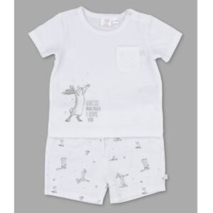 UNISEX LOVE YOU TOP & SHORT OUTFIT @ Little'Uns Retail Ltd