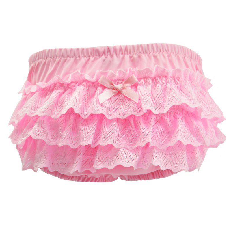 Baby Girls Pink Frilly Knickers - Little'Uns Retail Ltd