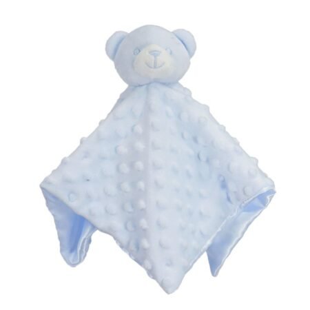 BLUE DIMPLE BEAR COMFORTER @ Little'Uns Retail Ltd