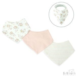 3pk Bunny Bandana Bib @ Little'Uns Retail Ltd