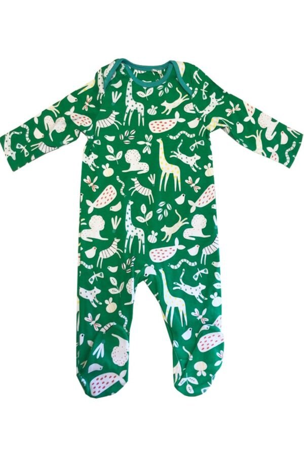 Green Animal Baby Grow @ Little'Uns Retail Ltd