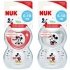 NUK Disney Mickey Mouse Soothers 6-18m 2Pk