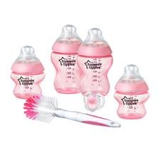 Tommee Tippee Closer to Nature Bottle Starter Kit Pink @ Little'Uns Retail Ltd