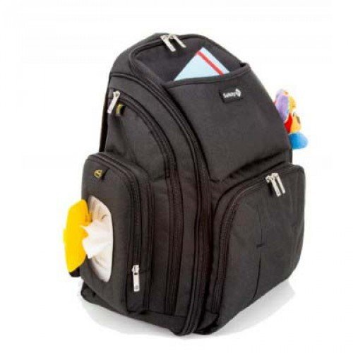 Back Pack Changer Bag-black @ Little'Uns Retail Ltd