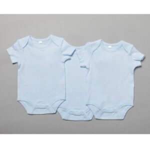 Sky 3 Pack Short Sleeve Bodysuits @ Little'Uns Retail Ltd