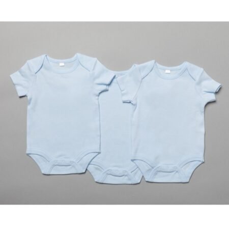 Sky 3 Pack Short Sleeve Bodysuits @ Little'Uns Retail Ltd