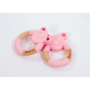 Belo and Me Animal Wood Teether Monty Mouse @ Little'Uns Retail Ltd