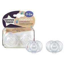 Tommee Tippee Newborn Soothers 2pk 0-2m