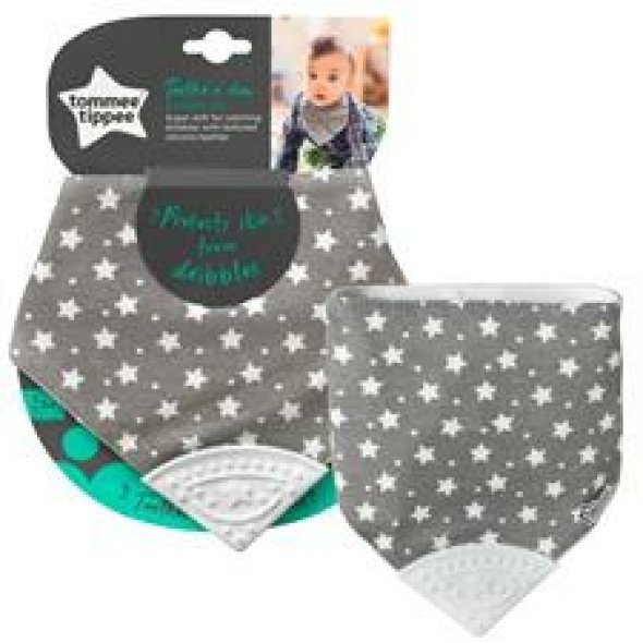 Tommee Tippee Teethe & Chew Bandana Bib @ Little'Uns Retail Ltd