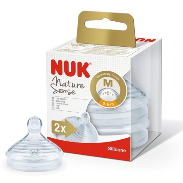 NUK Nature Sense 0-6m Medium Teat @ Little'Uns Retail Ltd