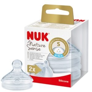 NUK Nature Sense 6-18m Small Teat @ Little'Uns Retail Ltd