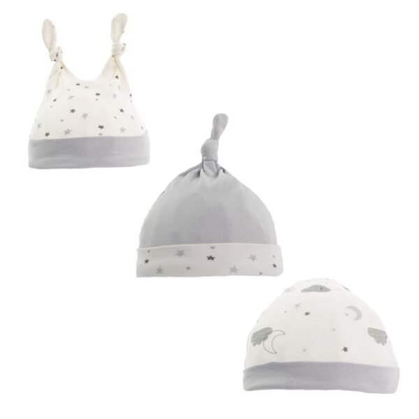 Unisex 3Pk Baby Hats @ Little'Uns Retail Ltd
