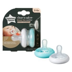 Tommee Tippee Closer To Nature Breast Like Soothers 0-6m 2pk