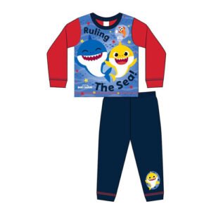 Boys Toddler Official Baby Shark Ruling Pyjamas @ Little'Uns Retail Ltd