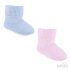Pink/Blue Plain Turnover Socks @ Little'Uns Retail Ltd