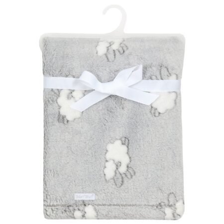 Lambs Jacquard Plush Blanket @ Little'Uns Retail Ltd