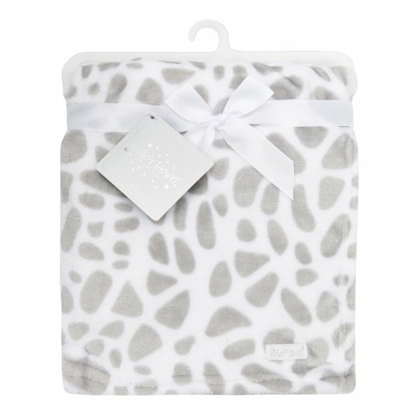 Baby Giraffe Print Plush Blanket @ Little'Uns Retail Ltd