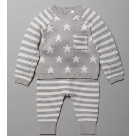 Bonjour Bebe Boys ‘Star’ Knitted Set @ Little'Uns Retail Ltd