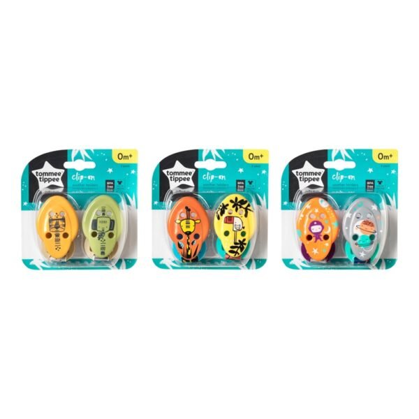 Tommee Tippee Closer to Nature Soother Holder 2Pk @ Little'Uns Retail Ltd