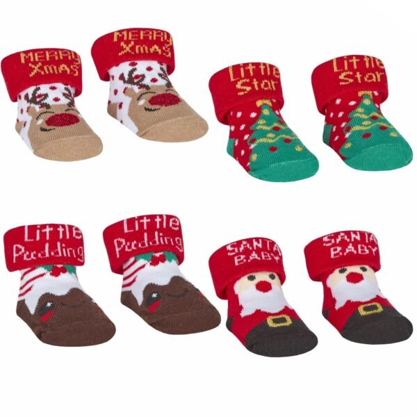 Baby Christmas Gift Socks in a Bag @ Little'Uns Retail Ltd