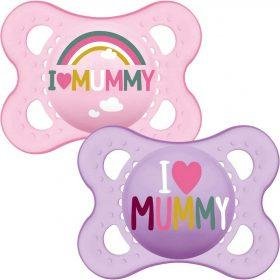 Mam I Love Mummy/daddy Soothers 2pk