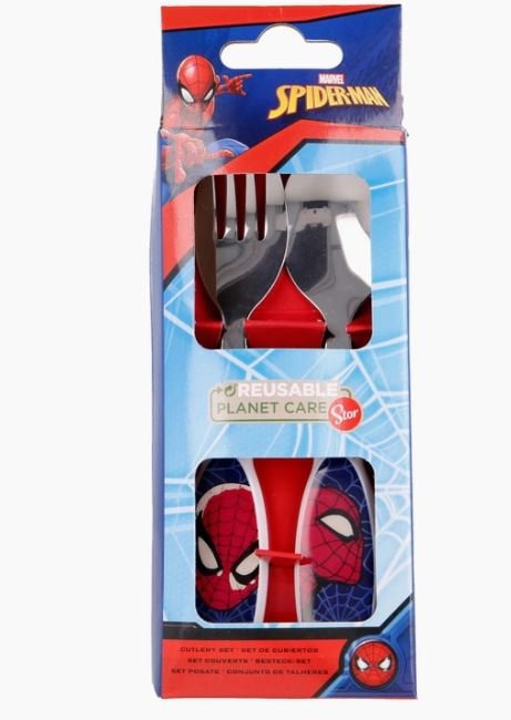 Spiderman Cutlery Set @ Little'Uns Retail Ltd