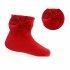 Red Ankle Socks w/Large Bow