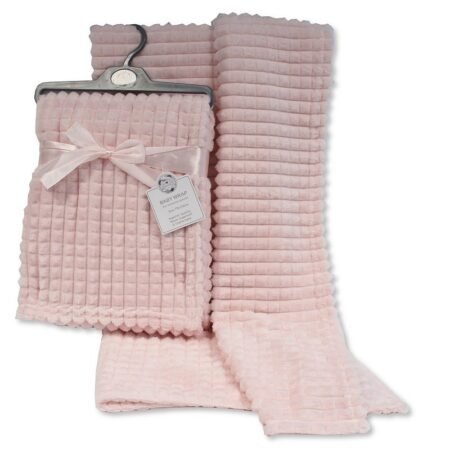 Baby Jacquard Wrap-pink