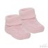 Acrylic Turnover Baby Bootees-pink @ Little'Uns Retail Ltd