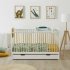 Coleby Scandi Classic Cot Bed, Under Drawer and Cot Top Changer
