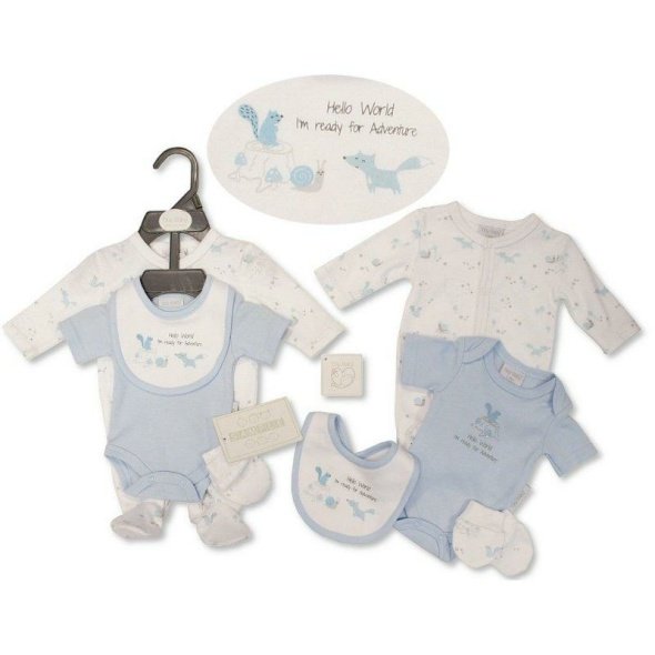 Prem Boys 4 Pieces Set-hello World @ Little'Uns Retail Ltd