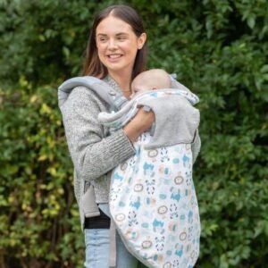 Baby Travel Blanket – Cheeky Animals @ Little'Uns Retail Ltd