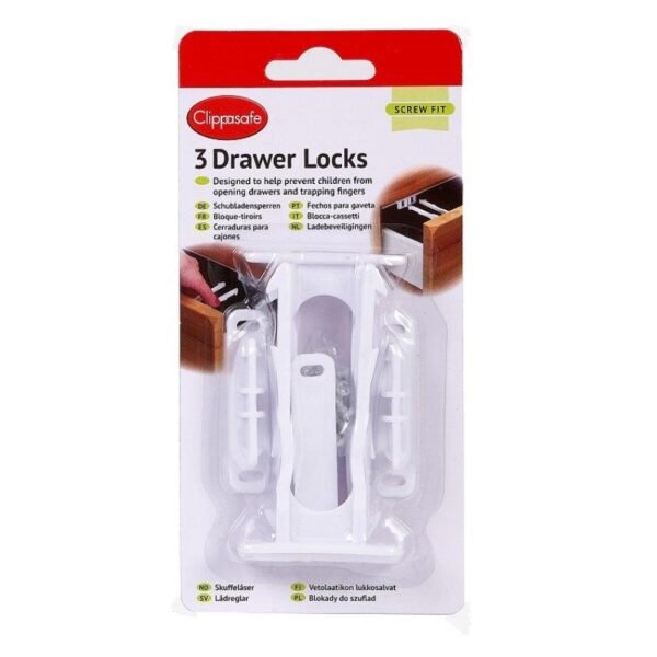 Drawer Locks (3 Pack) @ Little'Uns Retail Ltd