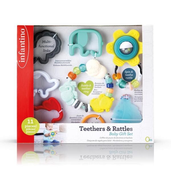 Infantino Teether & Rattles Baby Gift Set @ Little'Uns Retail Ltd